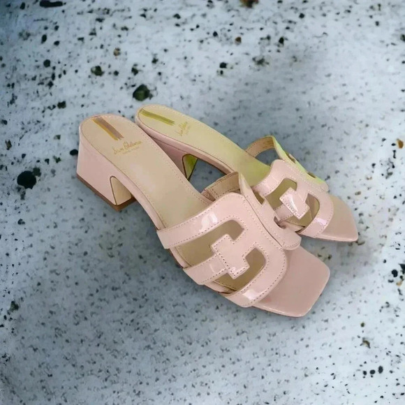 Sam Edelman winslow pink patent sandal mule 7.5 - Picture 4 of 12